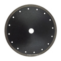 Hot Press diamond fine turbo diamond saw blade for cutting granite , stone